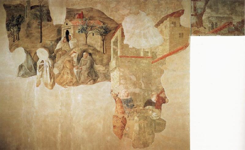 Fra Filippo Lippi Scenes of Carmelite oil painting image